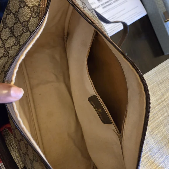 Gucci Brown Monogram Men's Bag - Picture 3 of 6